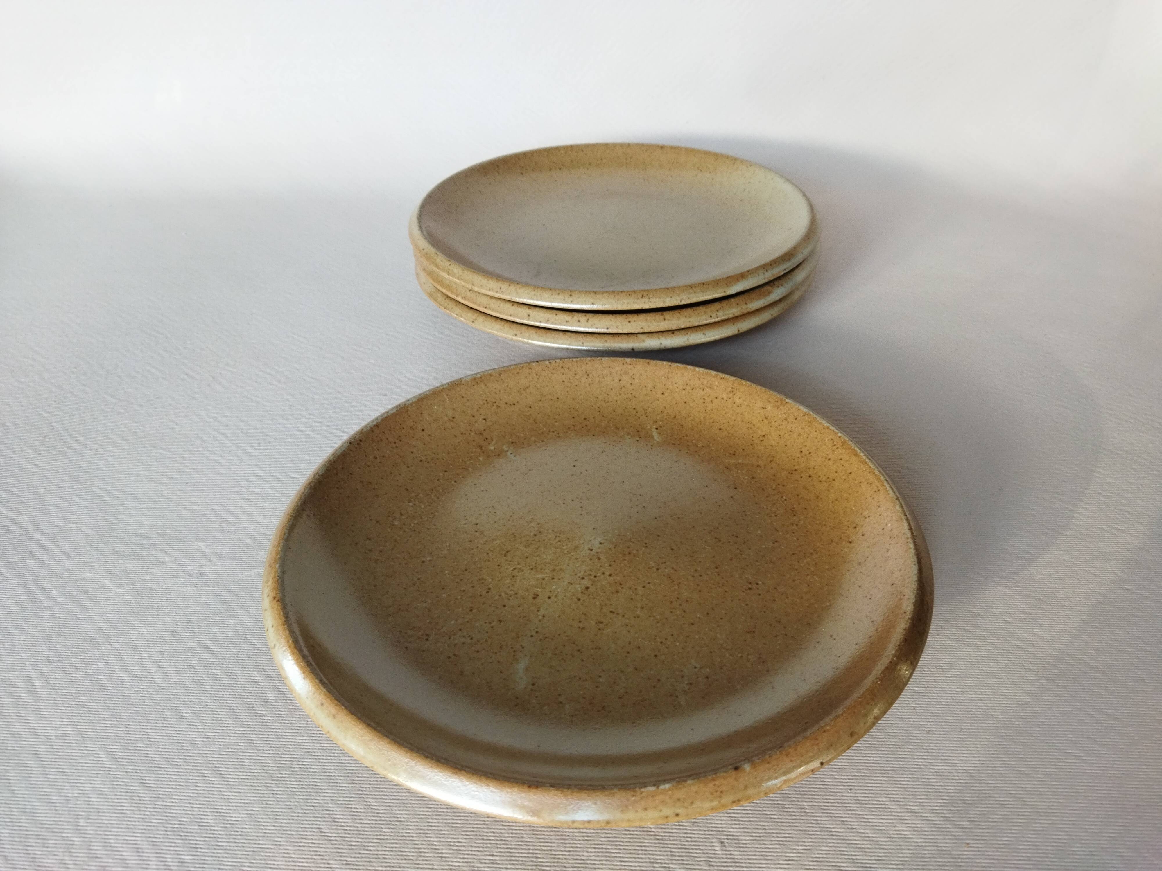 Brenne stoneware dessert plates
