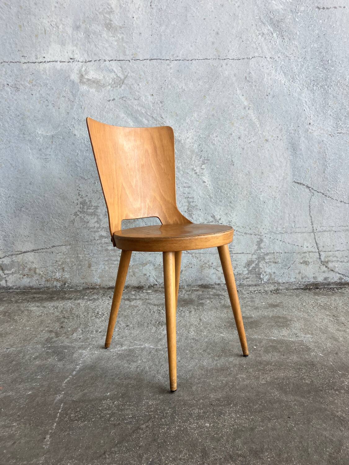 Set of 4 Baumann bistro chairs, 1960s
