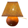 Clay or terracotta ball lamp
