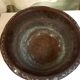 Old copper basin, stamped L.Roussange, Saint-Junien