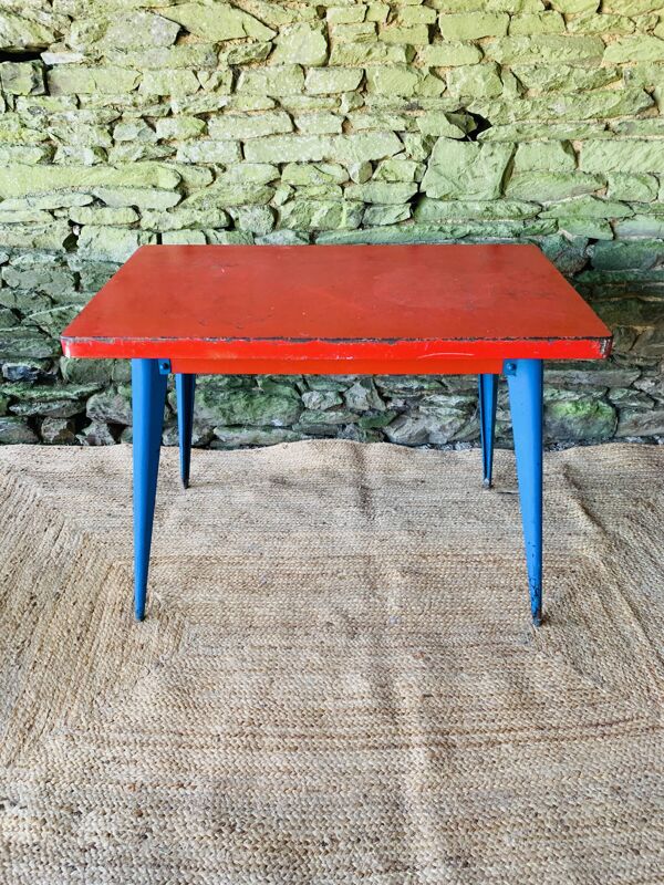 Table en métal Tolix T55 année 50