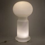 Space Age rare monumental Murano glass table lamp, Vistosi, 1960s