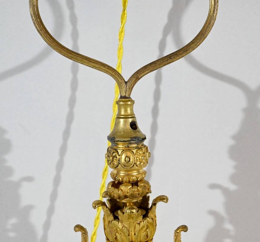 Lampe en Bronze Doré, époque Napoléon III – Milieu XIXe