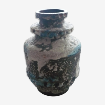 Vase en céramique avec decor de lave grasse, germany 7323-25