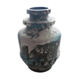 Ceramic vase with fat lava decor, Germany 7323-25