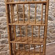 bamboo folding library, vintage, 60s