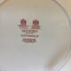 Round dish in english porcelain