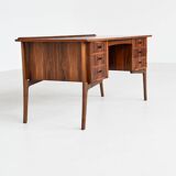 Svend Aage Madsen writing desk in rosewood H.P. Hansen Denmark 1960