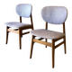 Paire de chaises de Louis Van Teefelen