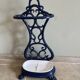 Enamelled cast iron umbrella stand from the early 20th century.