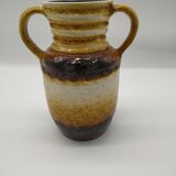 Seventies vintage handle vase