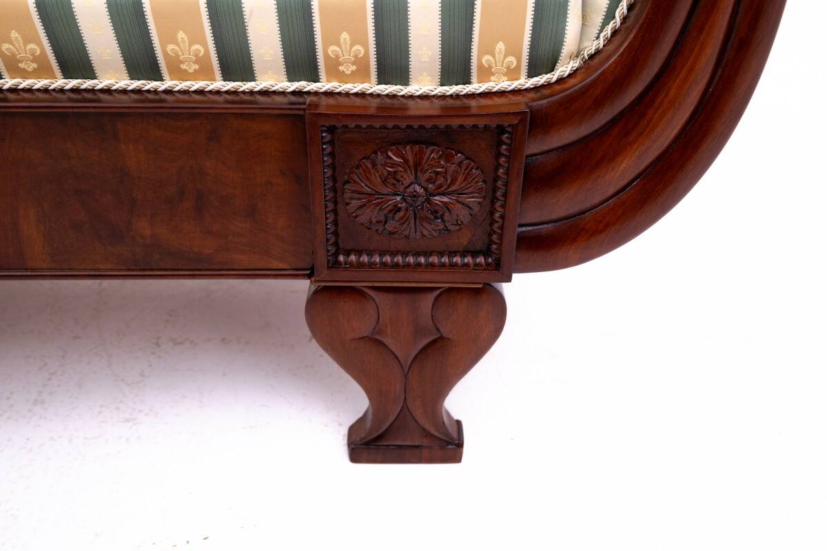 Biedermeier sofa, northern europe, circa 1860. after renovation