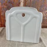 Matchbox in iridescent earthenware wall-mounted orange decor