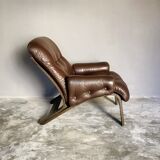 Armchair and ottoman by Oddvin Rykken for Rybo Norway 1974
