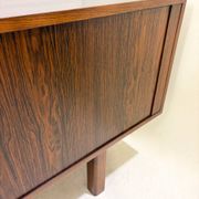 Mid-Century Modern Low Sideboard With Sliding Doors, Italy, 1960s