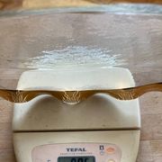 Oval dish signed Annie Glass 38/35 made in the USA wavy edge gilded with fine gold