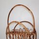 Vintage bamboo magazine rack Italy 1960s