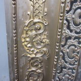 Front of the old fireplace all in bronze