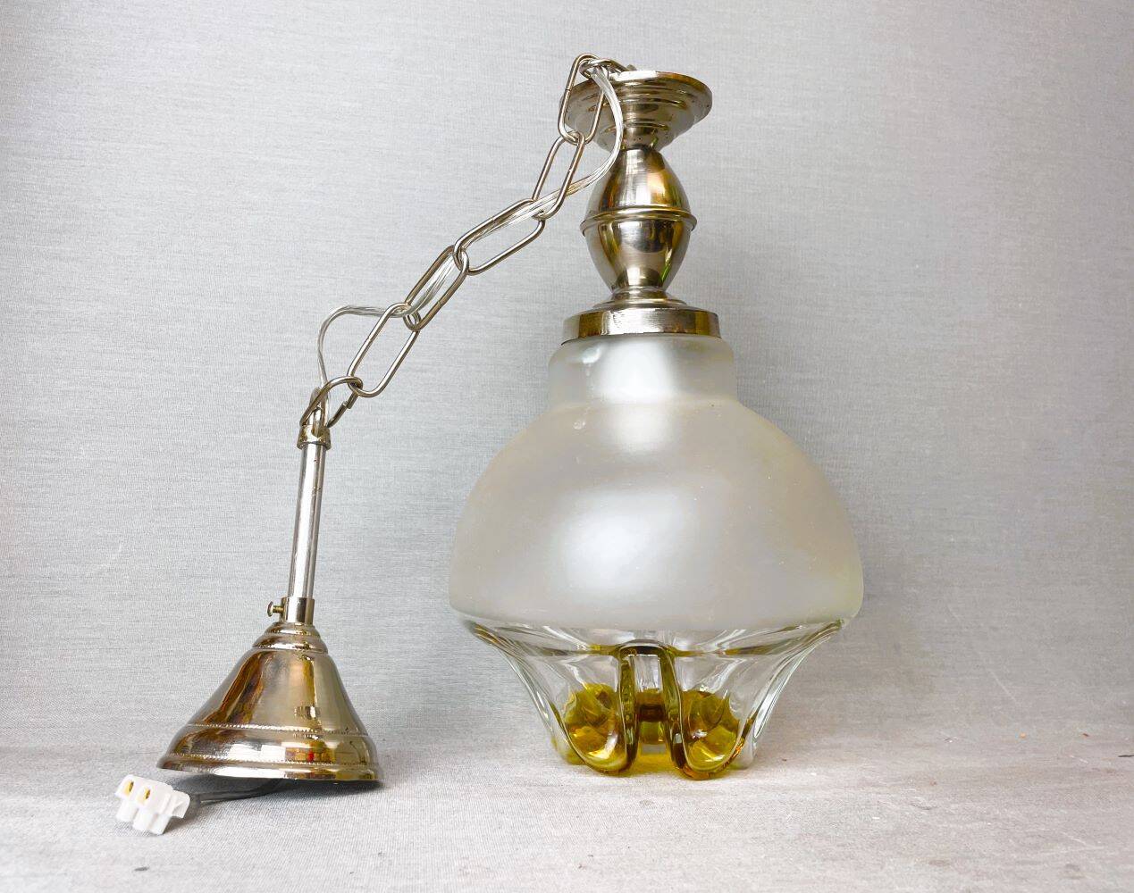 Italian Art Glass hanging lamp 1960s