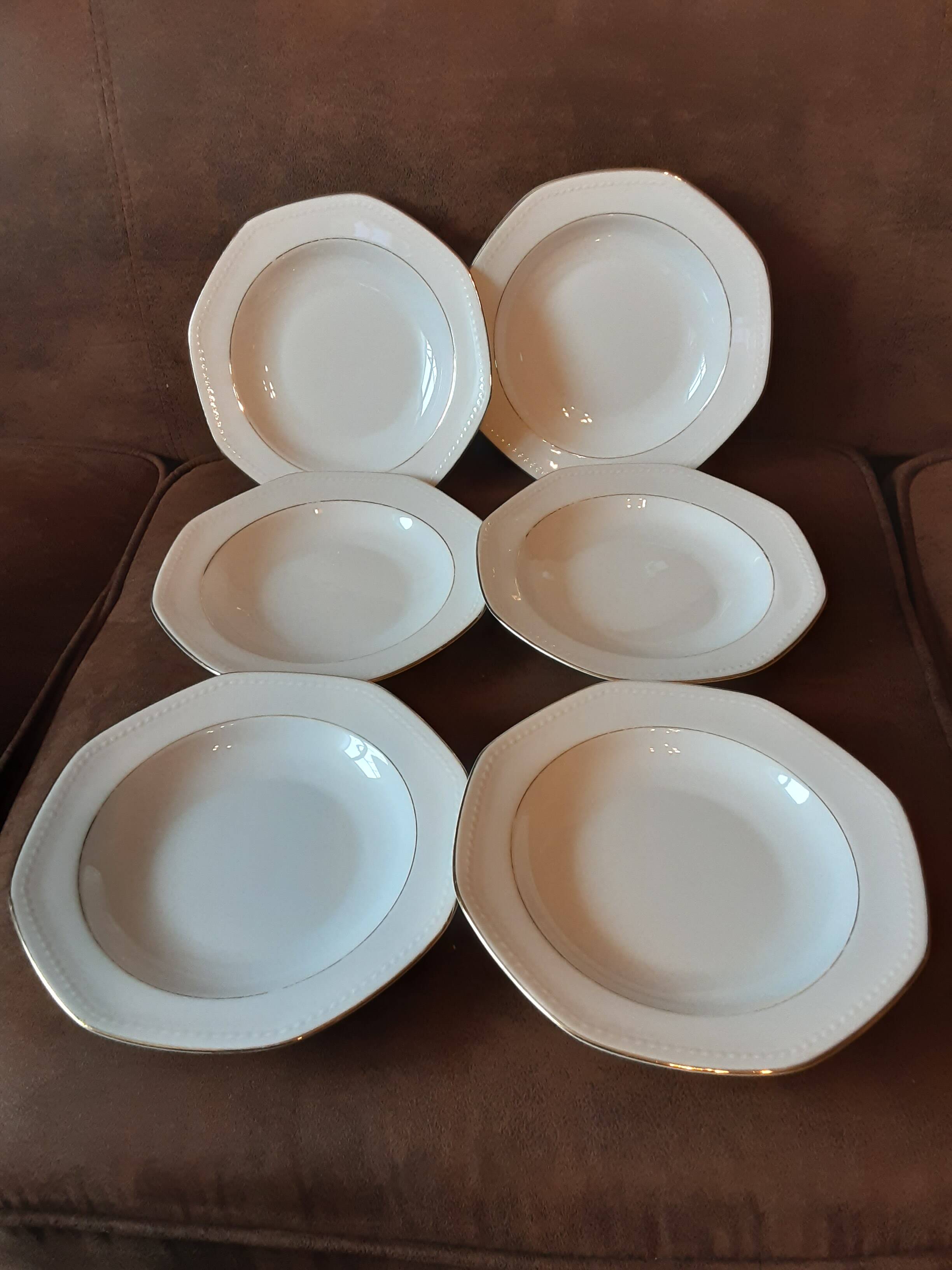 Lot de 6 assiettes creuses Bavaria