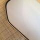 Asymmetrical vintage 50'60 ' free-form mirror, 33x73cm