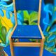Bureau et siège enfant vintage 1980