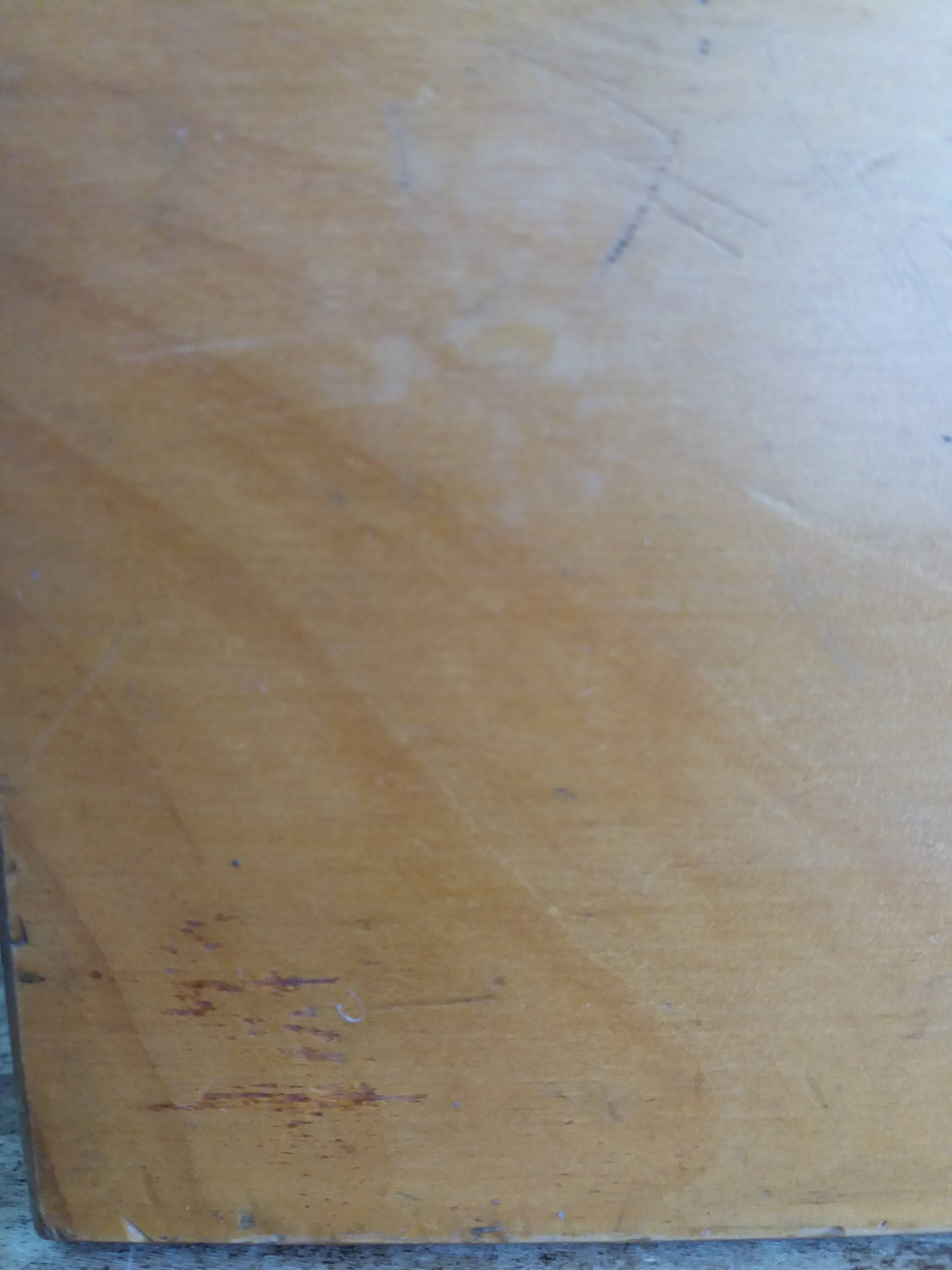 Wooden storage box, empty pocket