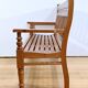 Antique colonial teak veranda bench – mid-20th century