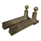 Pair of andirons