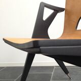 Set of 2 armchairs by Malatesta and Mason, 1950s