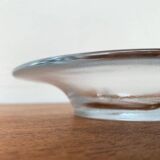 Vintage Danish glass bowl by Holmegaard, 1970s.