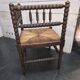 Fauteuil de coin de cheminée ancien