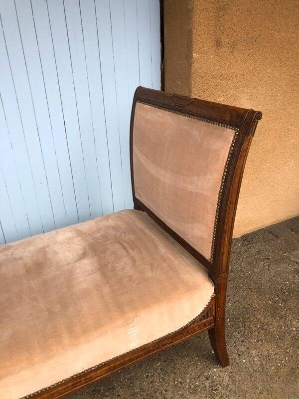 Méridienne, lit de repos époque fin XVIIIème, Directoire