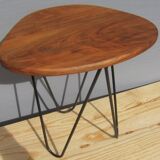 Tripod coffee table base pin