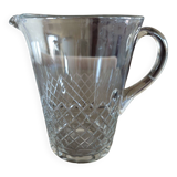 Carafe / Pitcher in cut crystal 1950s/1960s