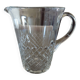 Carafe / Pitcher in cut crystal 1950s/1960s