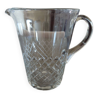 Carafe / Pitcher in cut crystal 1950s/1960s