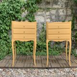Pair of vintage Louis XV style bedside tables