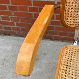 Chair Cesca model with armrests B64 in chrome