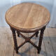 Table basse à bobine console ronde pieds