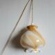 Murano style honey globe portable lamp 1970