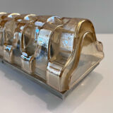 Wall lamp in amber glass 1970