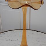 Blown glass vase soliflore corolla years 60-70