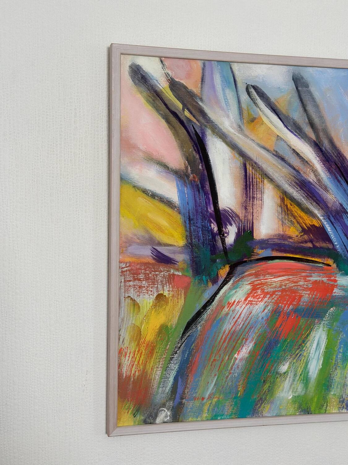 Swedish Oil on Canvas – “komposition” by Peter Trosell – 2006