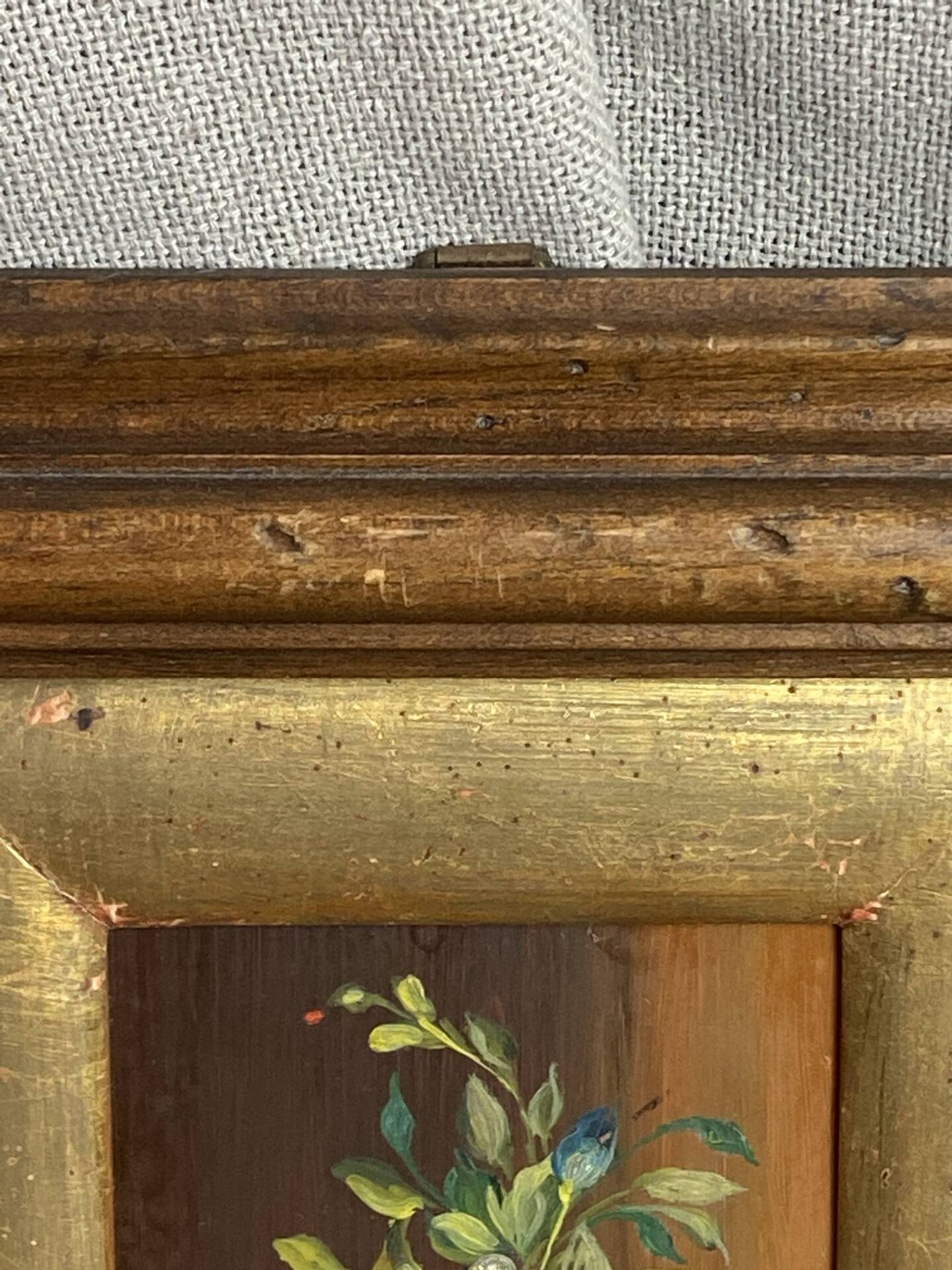 Wood painting, Italy wooden framing