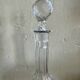 Antique molded glass carafe