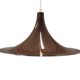 Brown pendant lamp, Danish design, 1960s, production: Denmark