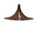 Brown pendant lamp, Danish design, 1960s, production: Denmark