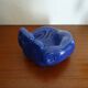 Empty hand pocket giant ceramic blue vintage