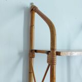 Vintage rattan shelf